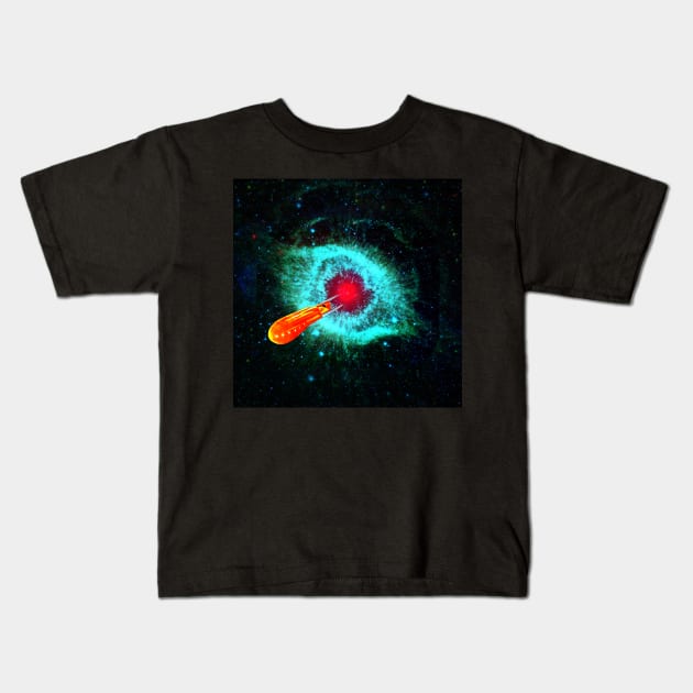 Leaving the Helix Nebula Kids T-Shirt by Voice0Reason